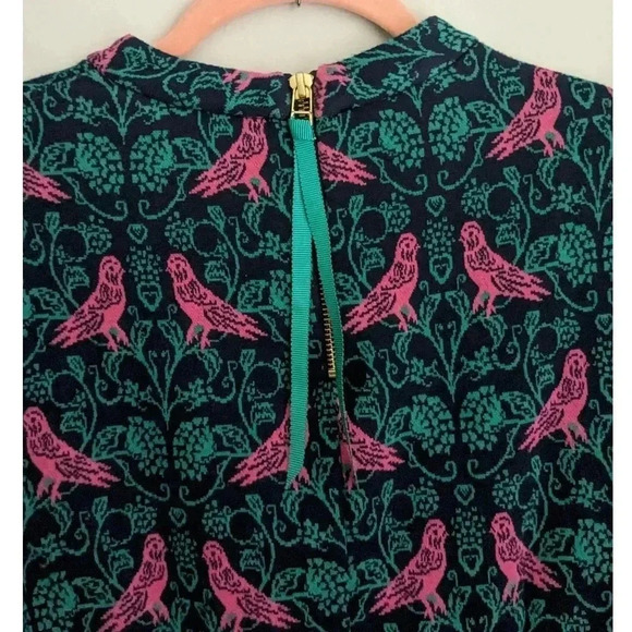 Boden Aria Jersey Bird Print Top - Picture 5 of 8